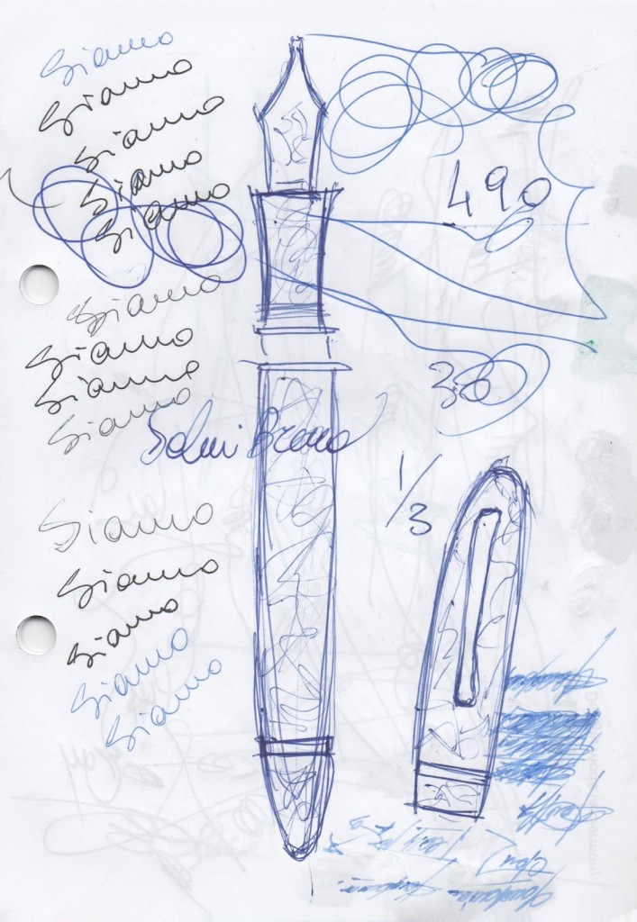 イタリアの試し書き