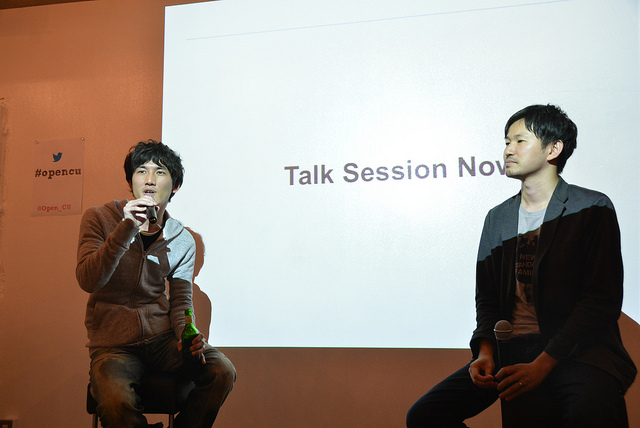 トークセッション中の川原崎さんと古川さん